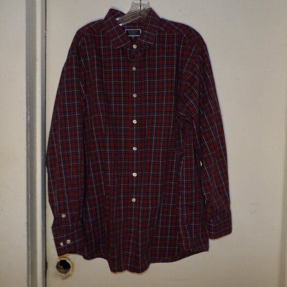 Club Room GUC Men's Button Down Shirt Sz 17.5 - Picture 2 of 4